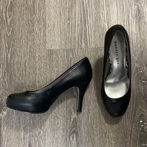 Madden Girl Black Patent Leather Pumps